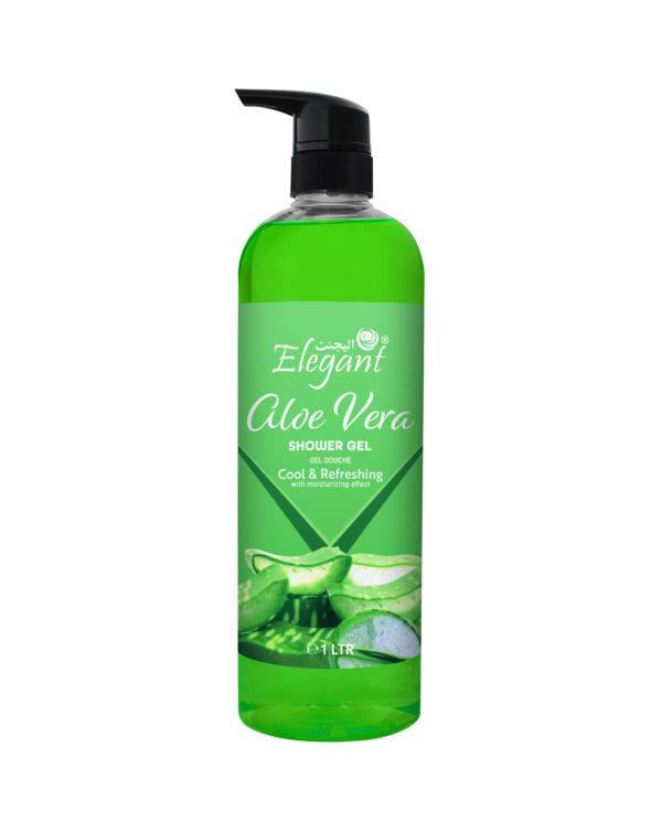 Aloe Vera 1 Liter Shower Gel - Rejuvenating Body Wash by Elegant