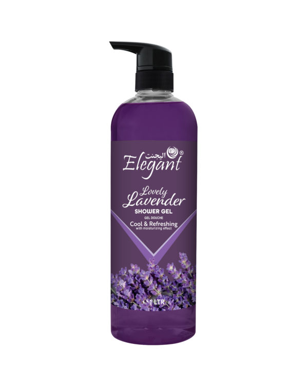 Lavender 1 Liter Shower Gel - Rejuvenating Body Wash by Elegant