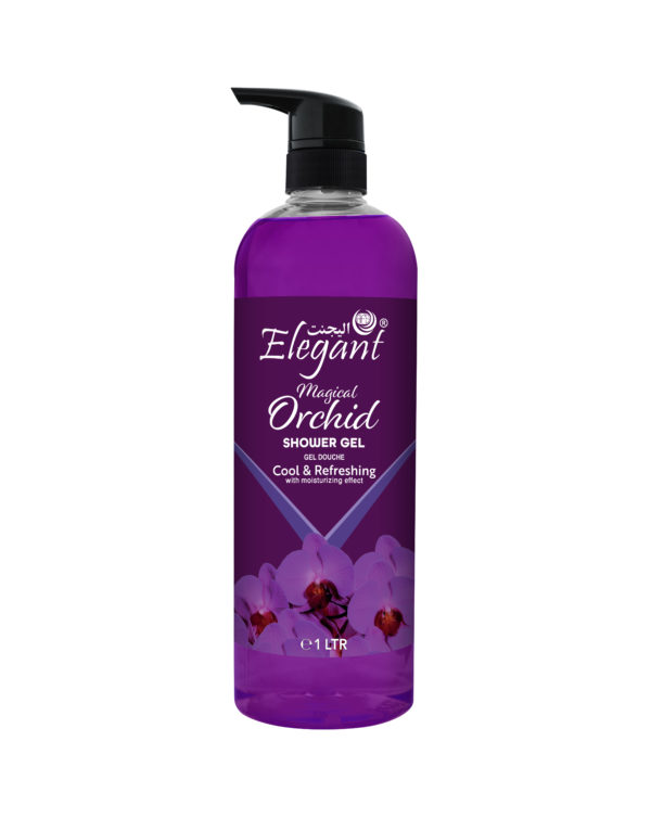 Magical Orchid 1 Liter Shower Gel - Rejuvenating Body Wash by Elegant