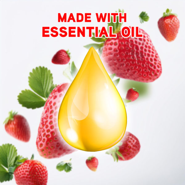 Fresh Strawberry 1 Liter Shower Gel - Rejuvenating Body Wash by Elegant - Image 4