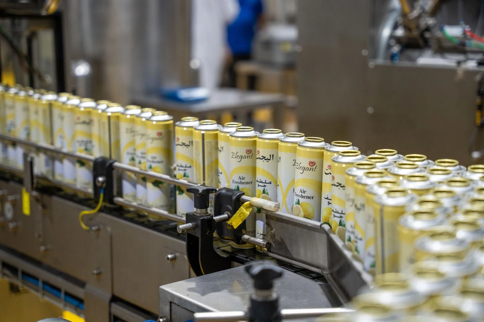 products packing in a factory